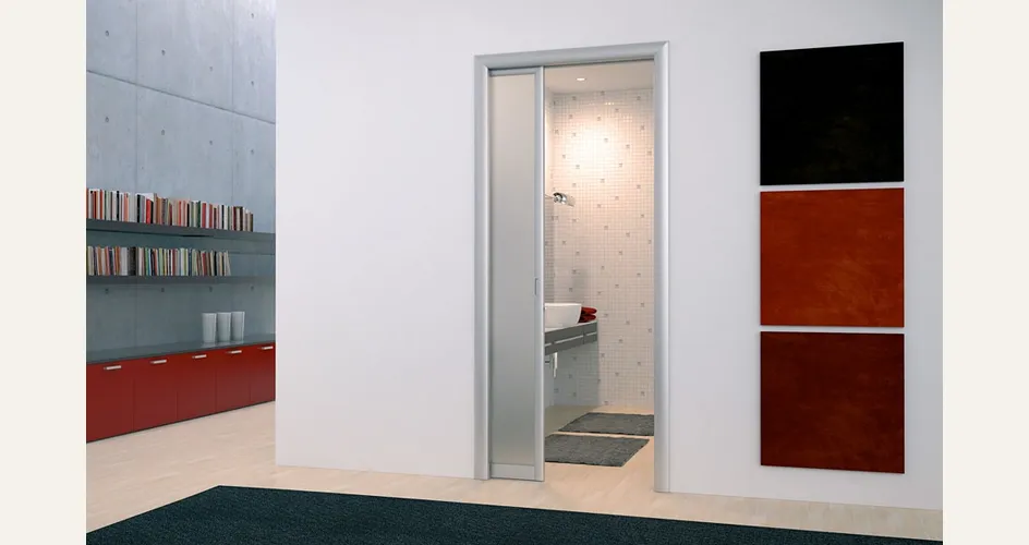 Un esempio di porta a scomparsa eclisse