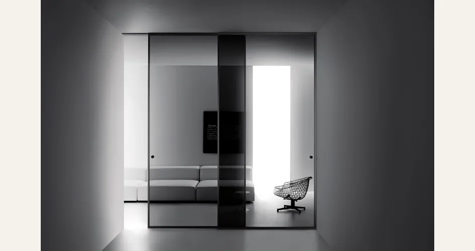 Porte scorrevoli in vetro tecnologiche