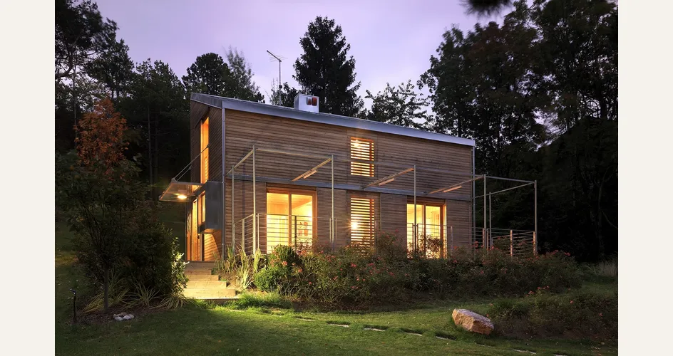Casa in legno moderna