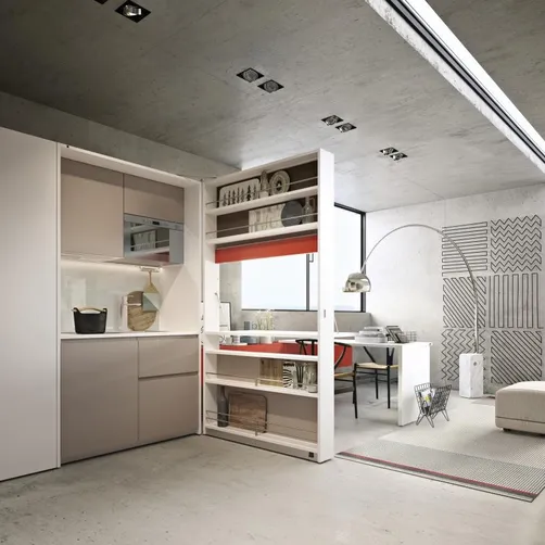 Pianificare la zona giorno e la cucina (foto Cucina Clei Kitchen Box Ambiente 10)