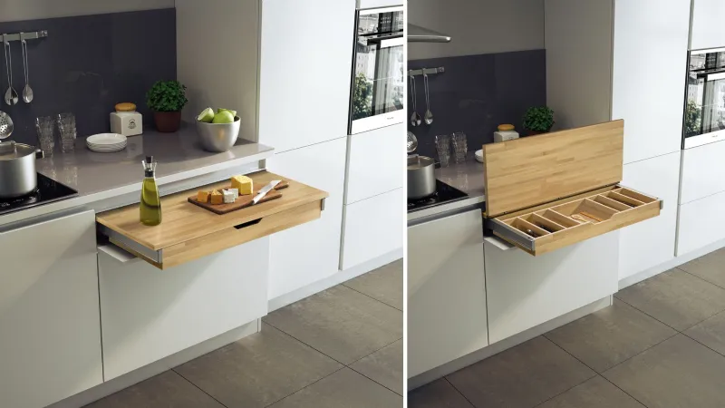Atim - Functional: cassetto con piano integrato