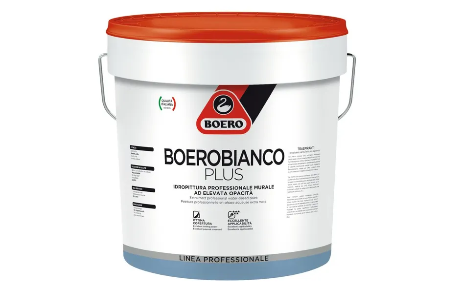 Boerobianco Plus, una idropittura traspirante murale di Boero