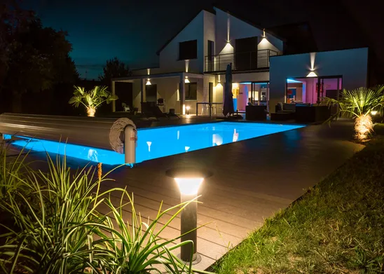 Giardino illuminato