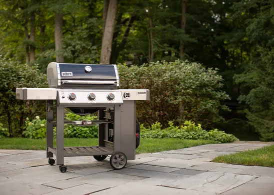 Il barbecue con piastra in ghisa smaltata Genesis II E-310 GBS di Weber