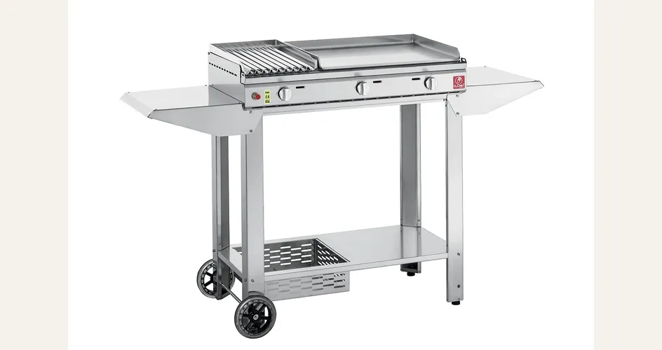La serie Clas di PLA.NET barbecue ha la pietra lavica