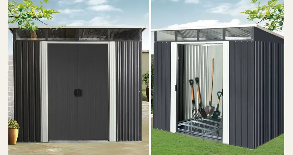 X-Metal - Casetta da giardino per attrezzi Skylight