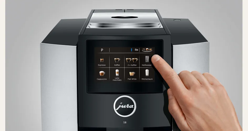 La macchina da caffè S8 Moonlight Silver di Jura 
