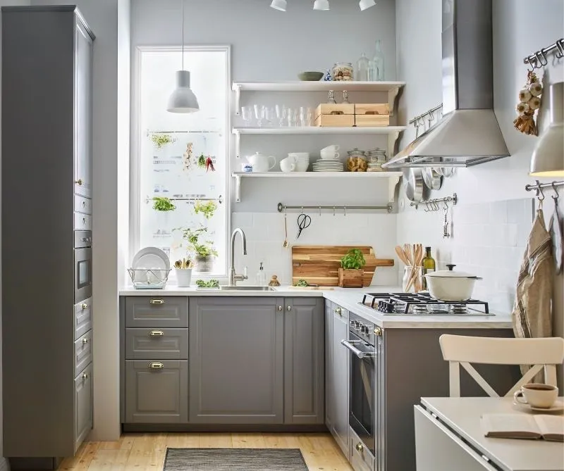 Una cucina angolare Ikea Metod