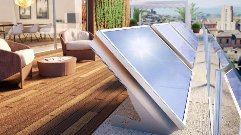 Il pannello solare per l’acqua sanitaria Ariston Thermo della serie Kairos