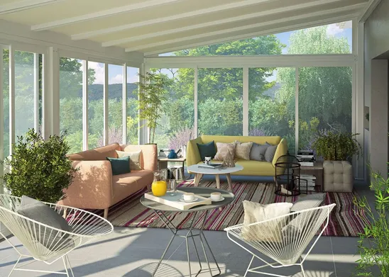  3Facile di Giulio Barbieri, veranda in alluminio e vetro