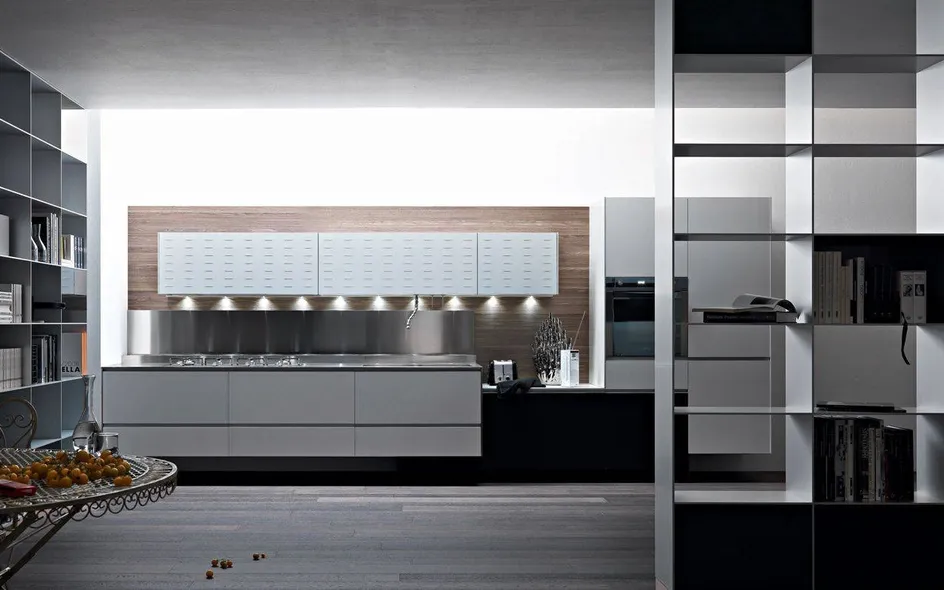Cucina ecosostenibile in alluminio