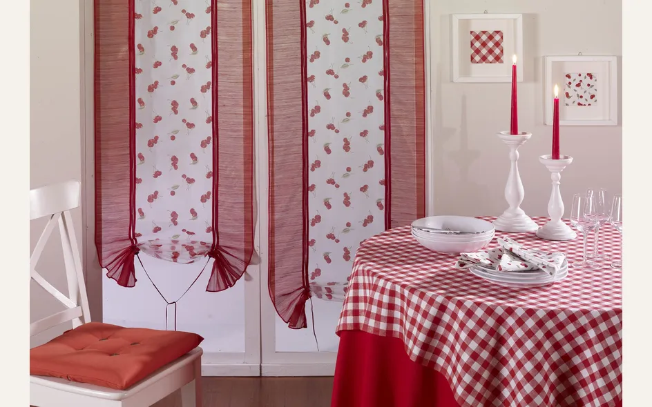 tendine per le finestre della cucina fatte a mano