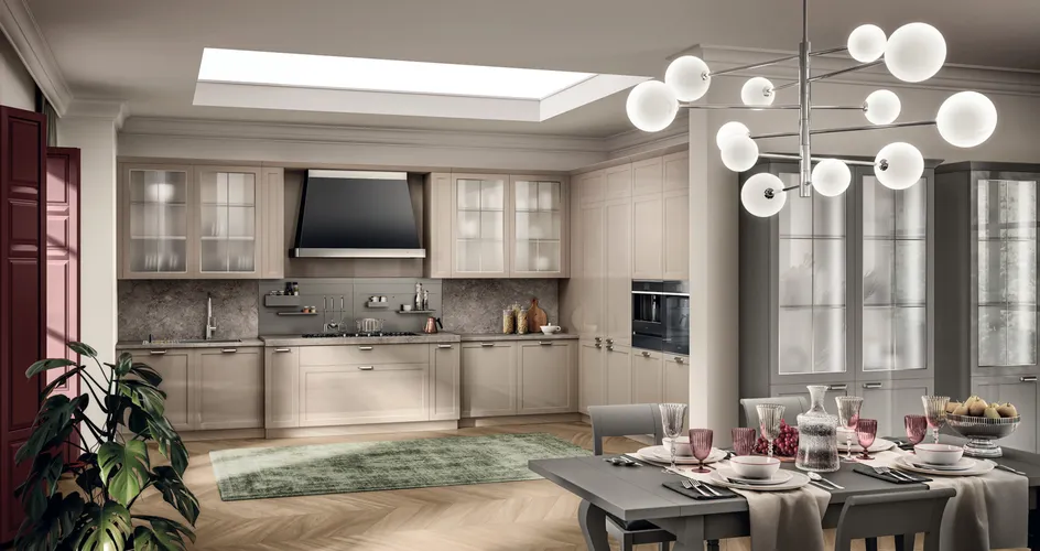 Scavolini - Carattere, una cucina dal gusto tradizionale rivisitato in chiave contemporanea