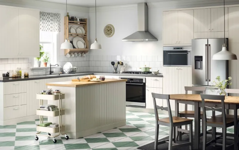 Una cucina country Ikea