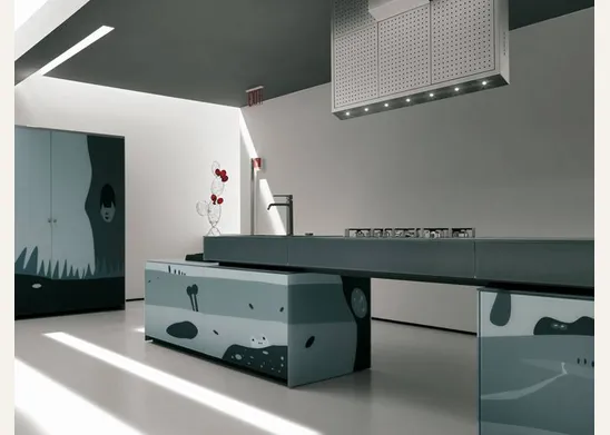 Cucina Valcucine modello Artematica Vitrum Arte - Artedesia 