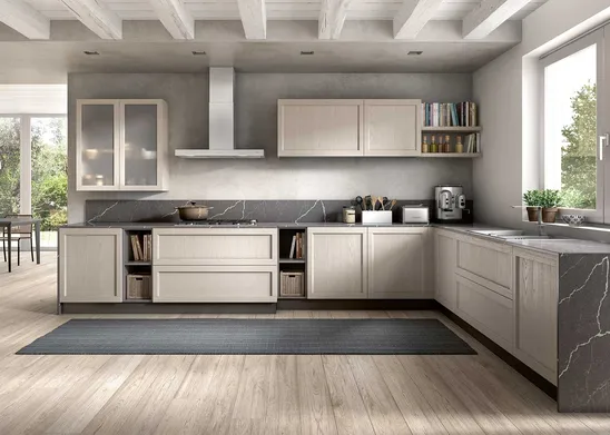 Perché una cucina ad angolo conviene: spazio, allacci e libertà di stile (foto Cucina GM Cucine Class 03)