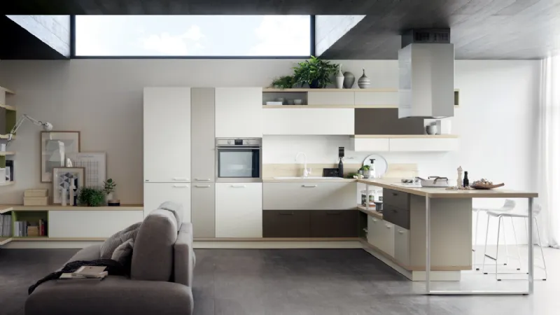 Scavolini Cucina Foodshelf dal design lineare