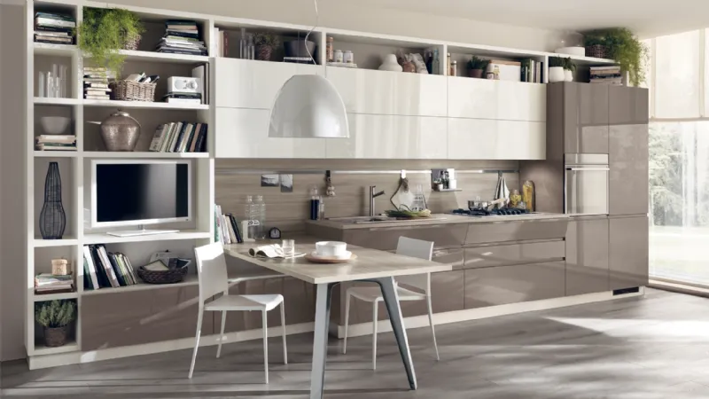 Cucina raffinata e moderna Motus by Scavolini