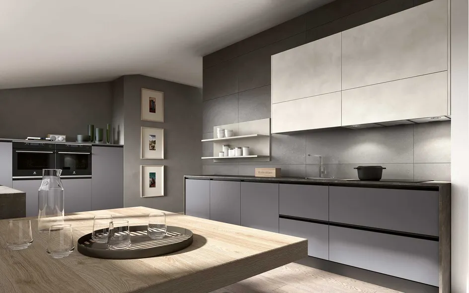 Top, paraschizzi e contrasti: dove mettere il colore (foto Cucina GM Cucine Ventidue & XL 14)
