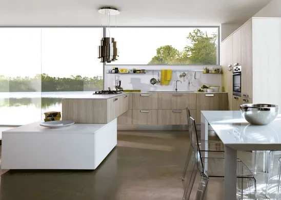Cucina con penisola Chateau D'Ax