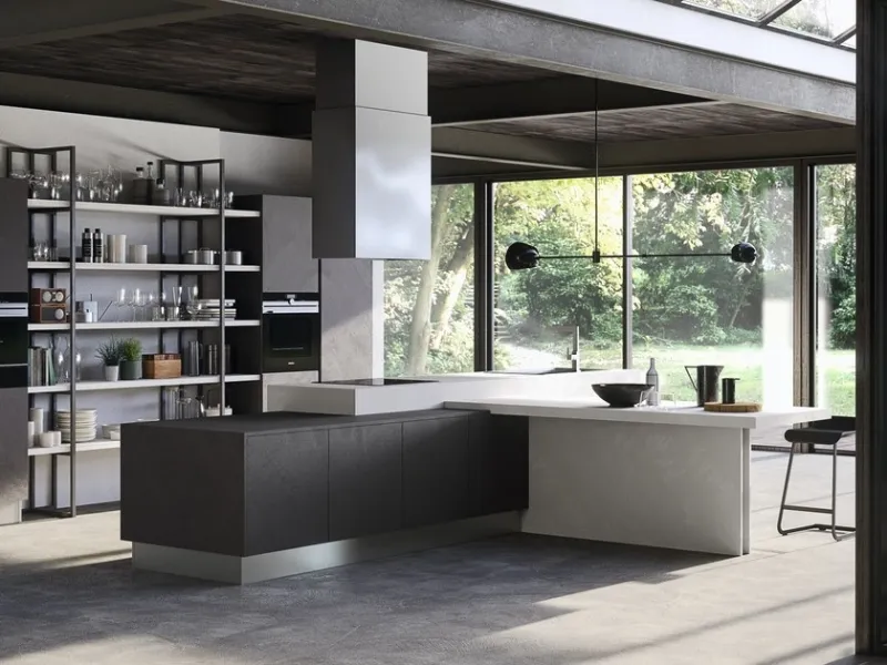 Cucina con isola dimensioni