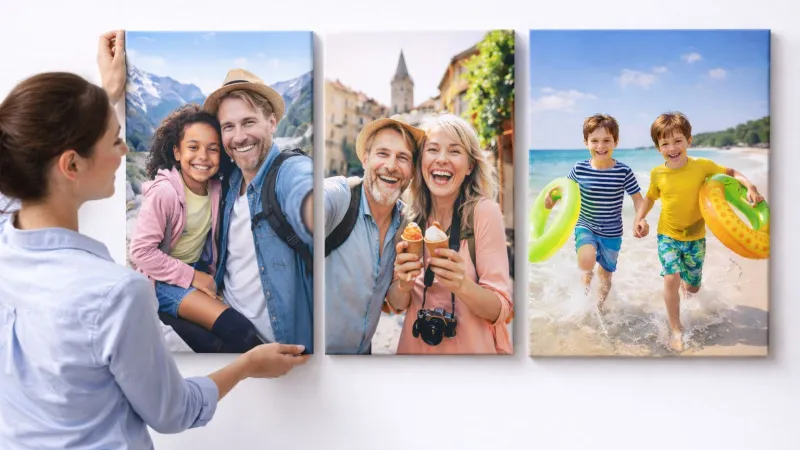 I ricordi più preziosi sulla tela personalizzata