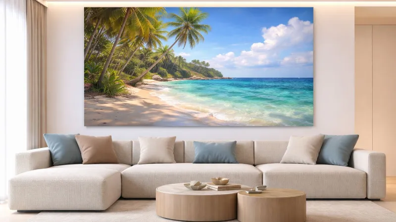 La dimensione giusta della stampa su tela