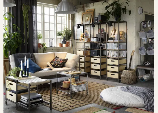 Ekebol è il divano Ikea 3 posti in stile industriale