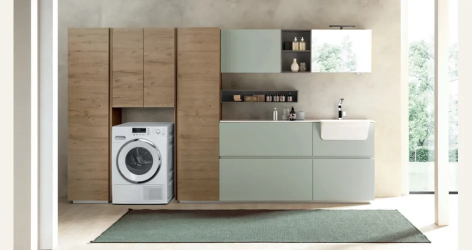 Dove la metti: ingombri, verso dell'oblò e installazione (foto Lavatrice Baxar Laundry System C09)