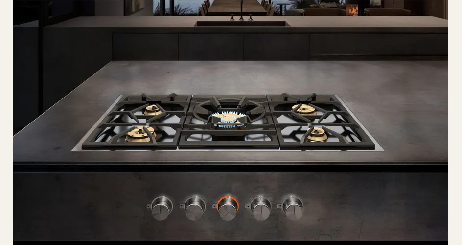Gaggenau - Vario VG491115F: piano cottura a gas in acciaio