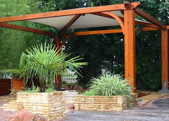 Vela, gazebo in legno di Proverbio Outdoor Design