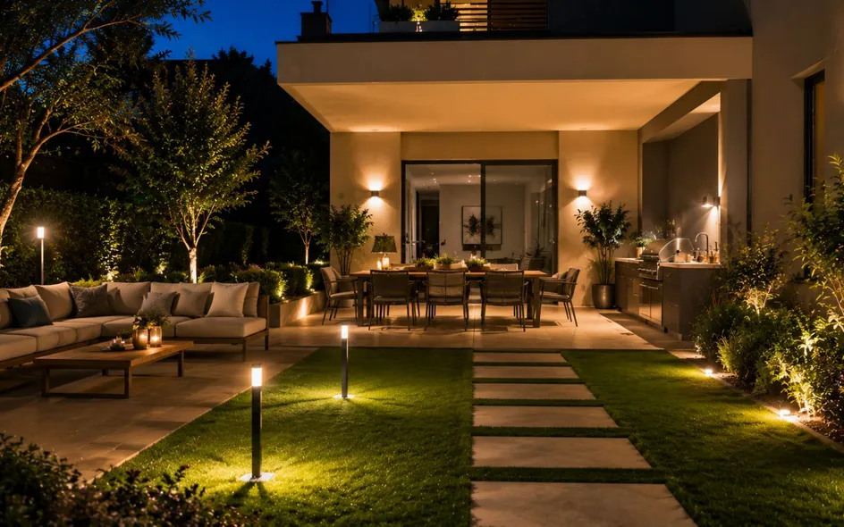 Come illuminare il giardino 