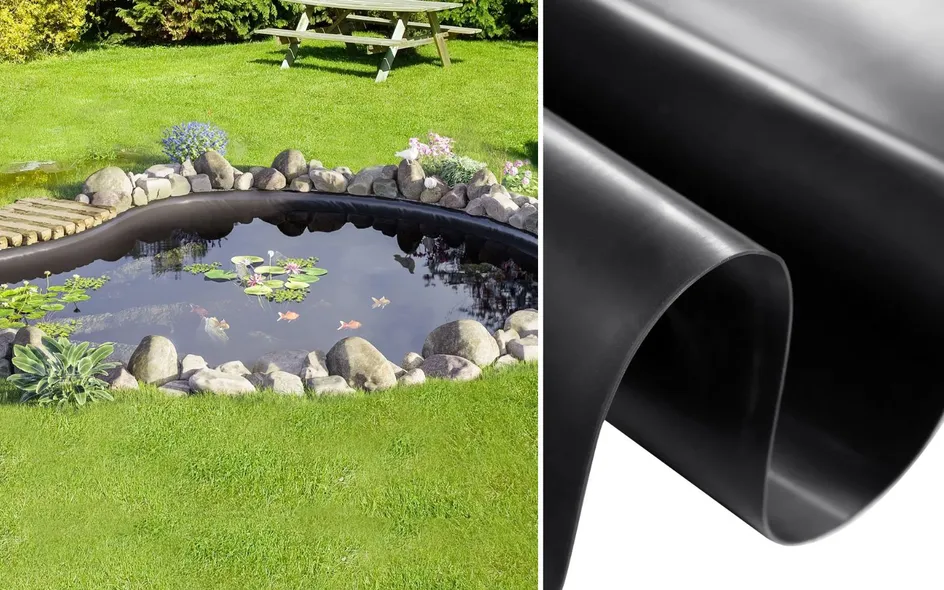 Vevor - Telone rivestimento per laghetto in EPDM flessibile
