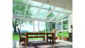 Veranda Finstral in pvc