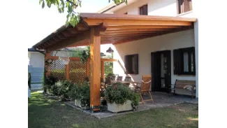 tettoia in legno