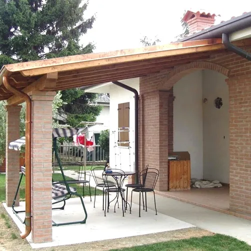 tettoia in legno