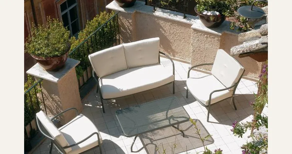 Un esempio di arredamento di un terrazzo