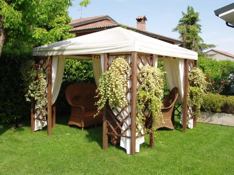 gazebo in legno