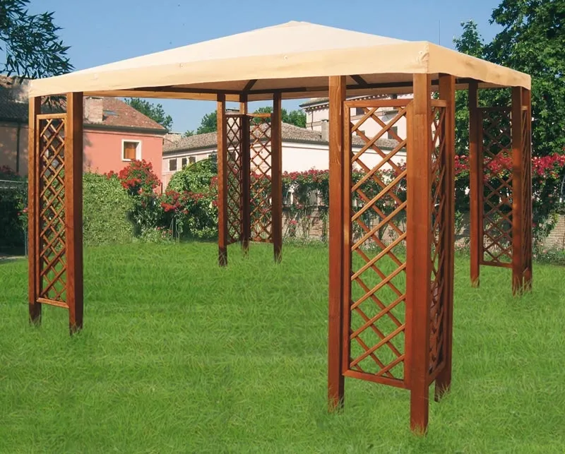 Gazebo in legno fai da te