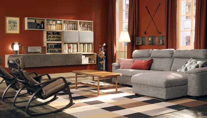 Un salotto moderno arredato con i mobili Ikea