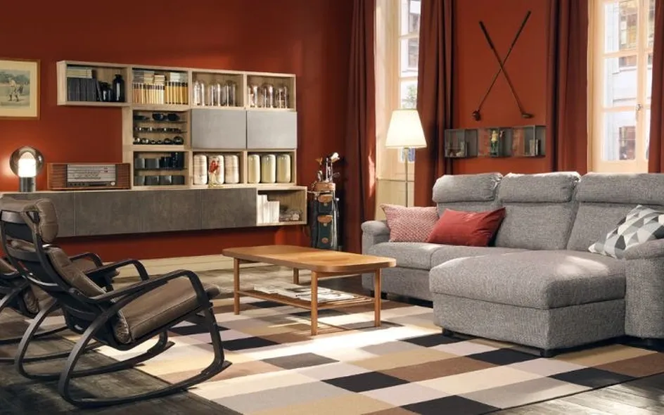 Un salotto moderno arredato con i mobili Ikea