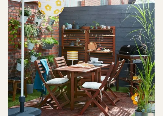 Il tavolo allungabile da giardino Ikea Applaro