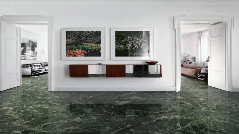 Piastrelle Allmarble Verde Aver Lux Rt di Marazzi