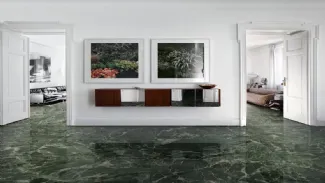 Piastrelle Allmarble Verde Aver Lux Rt di Marazzi
