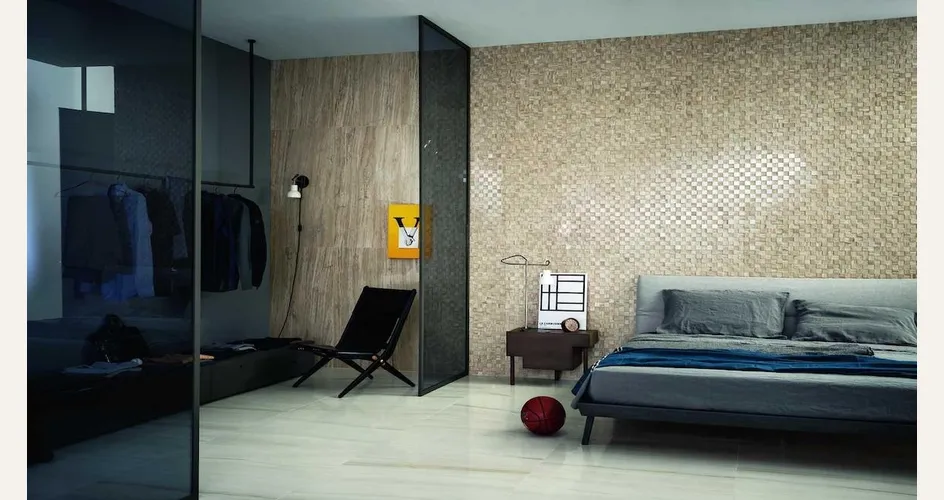 Piastrelle Allmarble travertino Lux di Marazzi