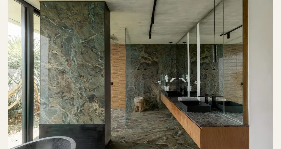 Piastrelle Allmarble Verde Borgogna Natural Rt di Marazzi