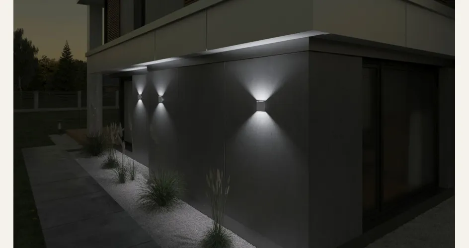 Lampada da parete Biso Led di Kanlux