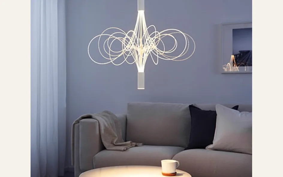 Soggiorno lampadari moderni
