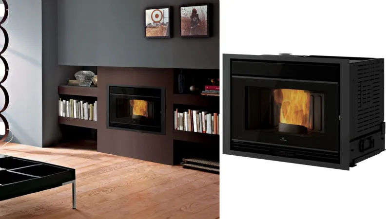 Inserto a pellet Pellkamin Evo 10 Plus di Edilkamin