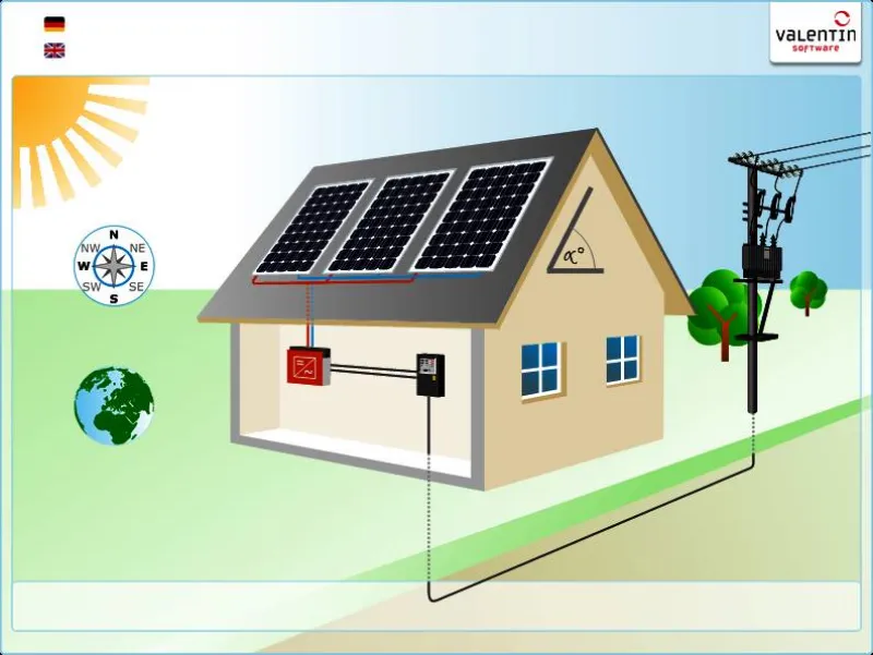 Esempio di software per calcolare il dimensionamento degli impianti fotovoltaici